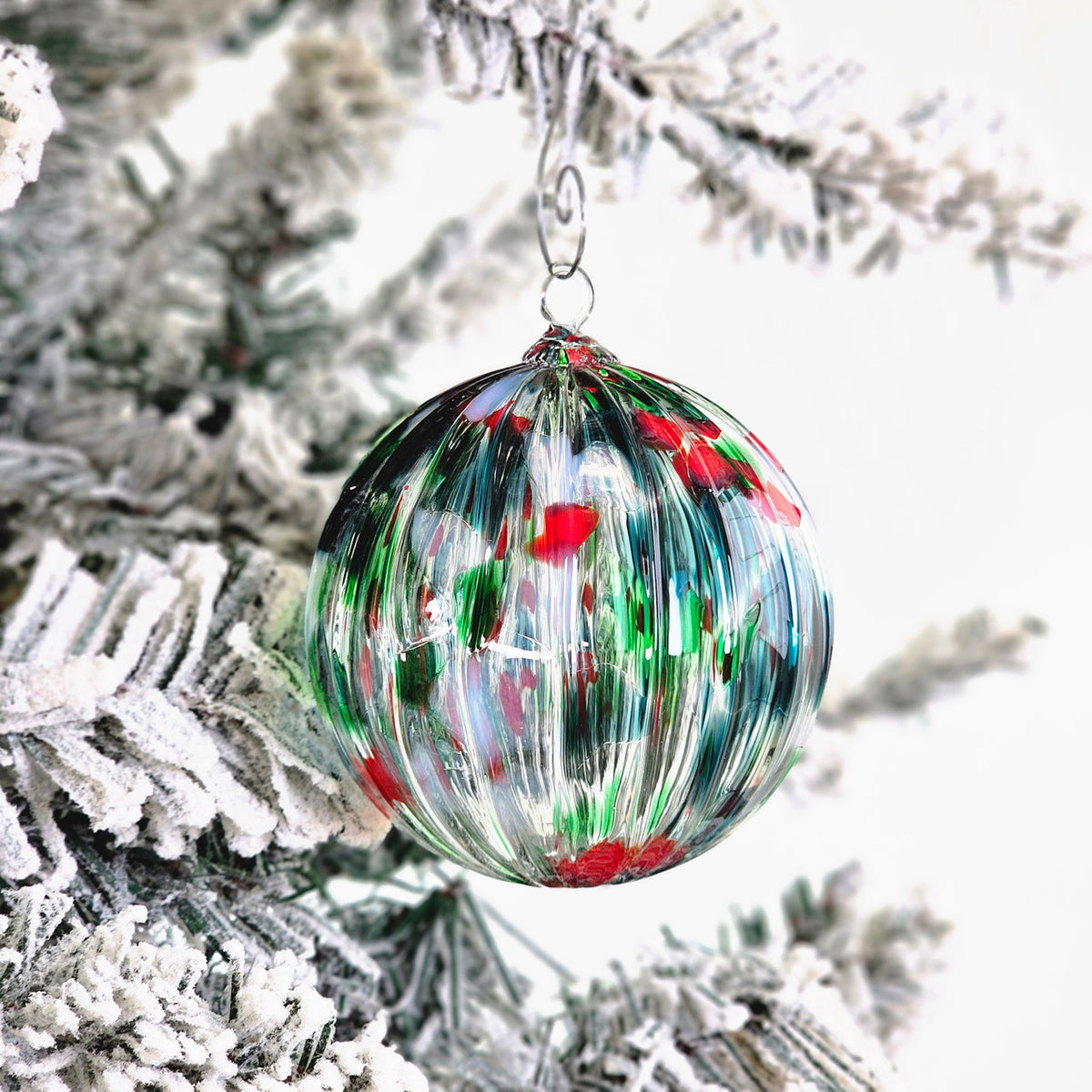 Holiday Traditions Handblown Glass Ornament