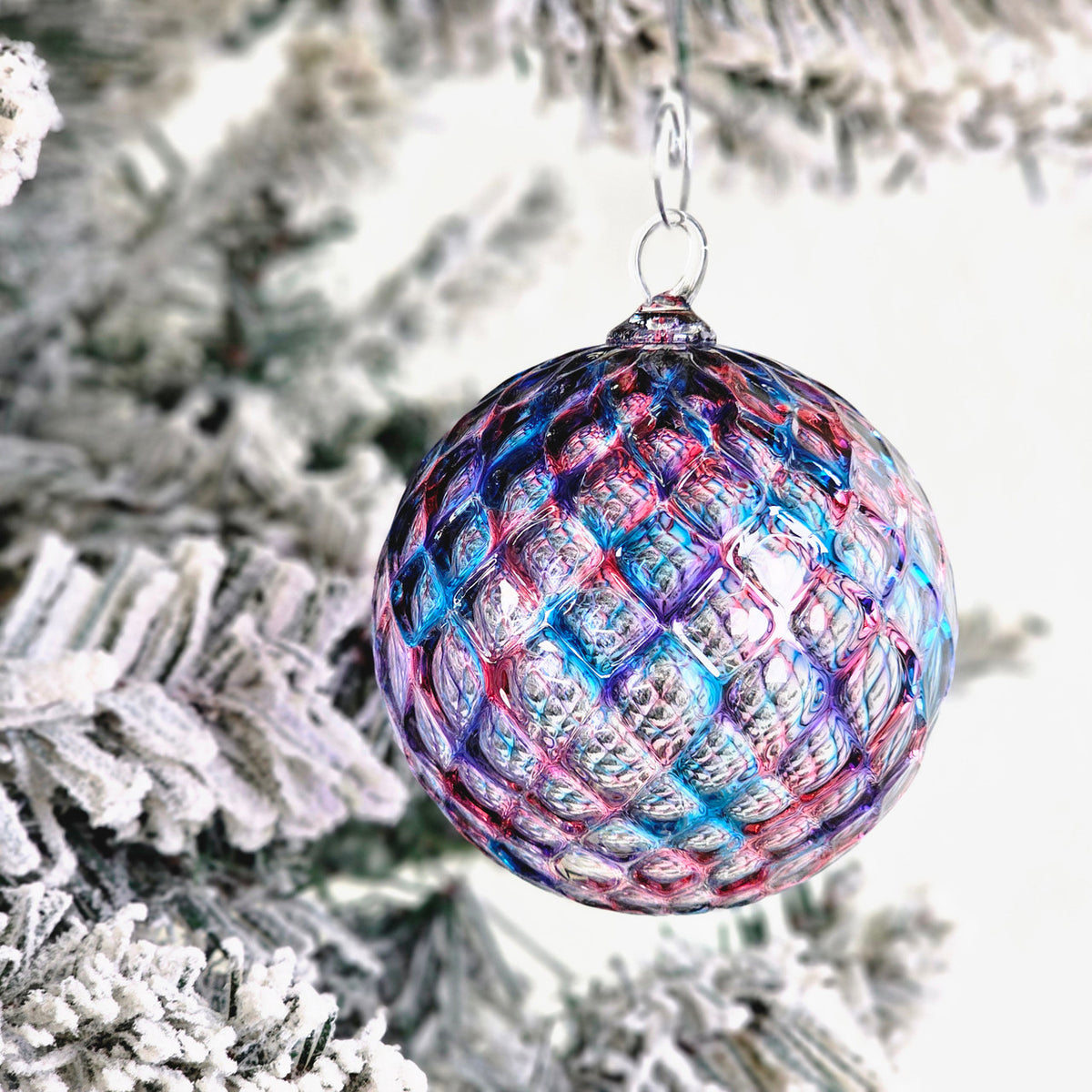 Galactic Handblown Glass Ornament