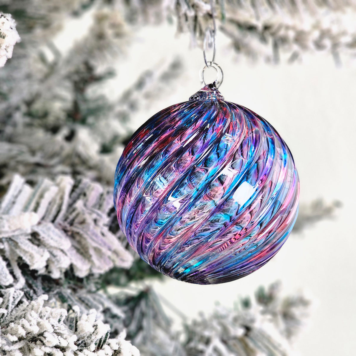 Galactic Handblown Glass Ornament