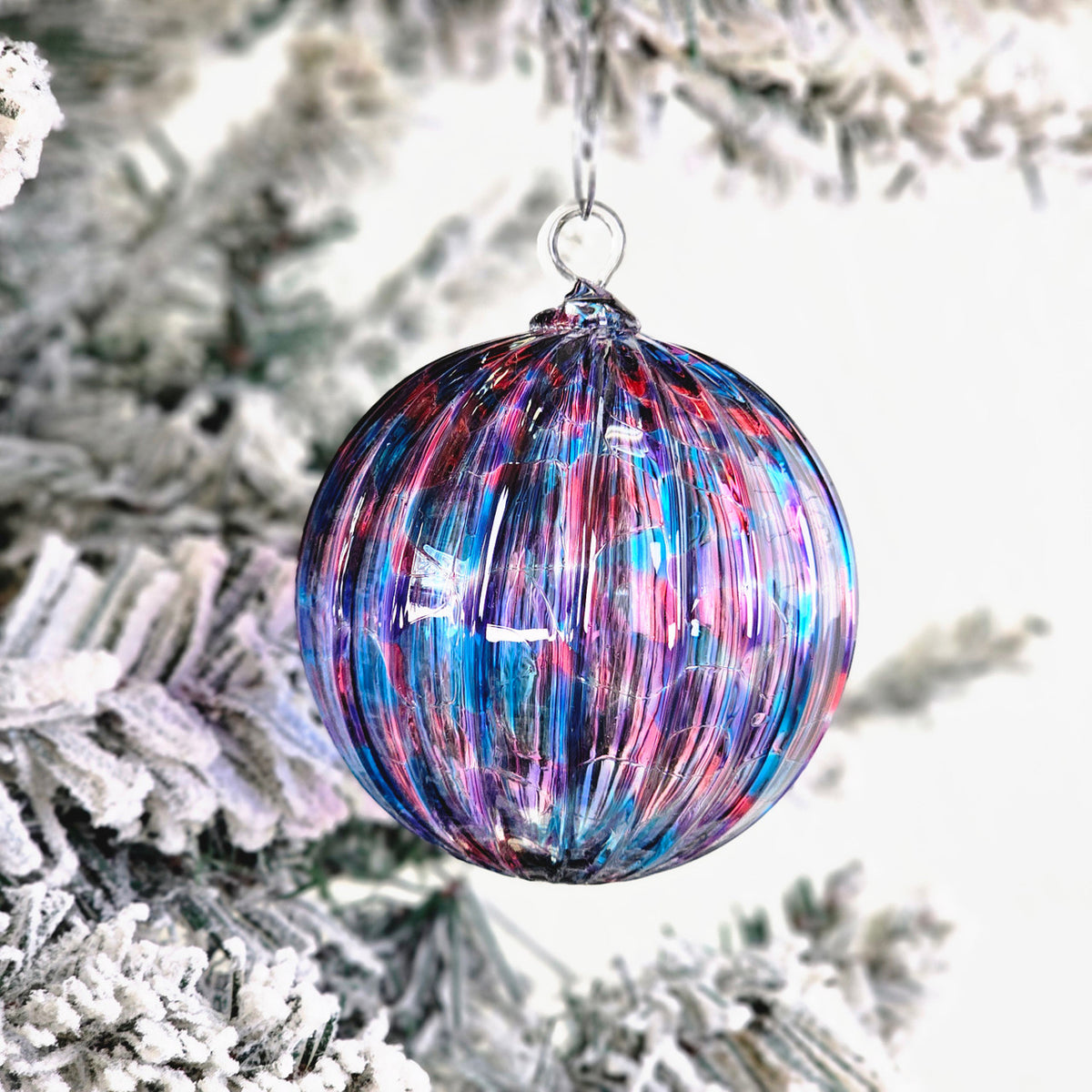 Galactic Handblown Glass Ornament