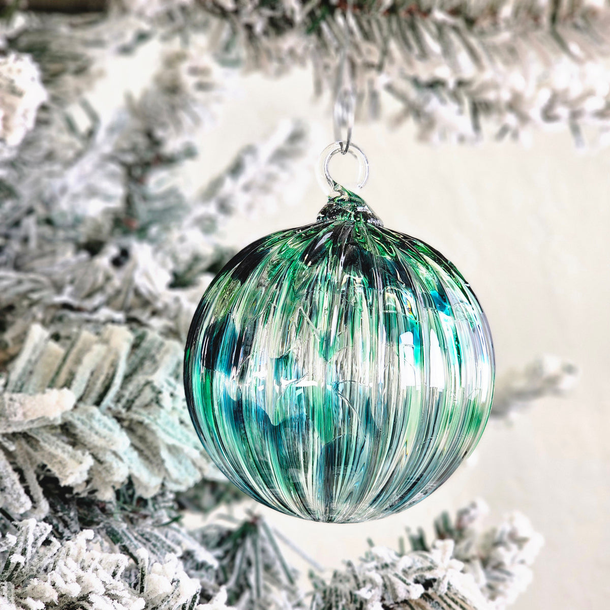 Noble Fir Handblown Glass Ornament