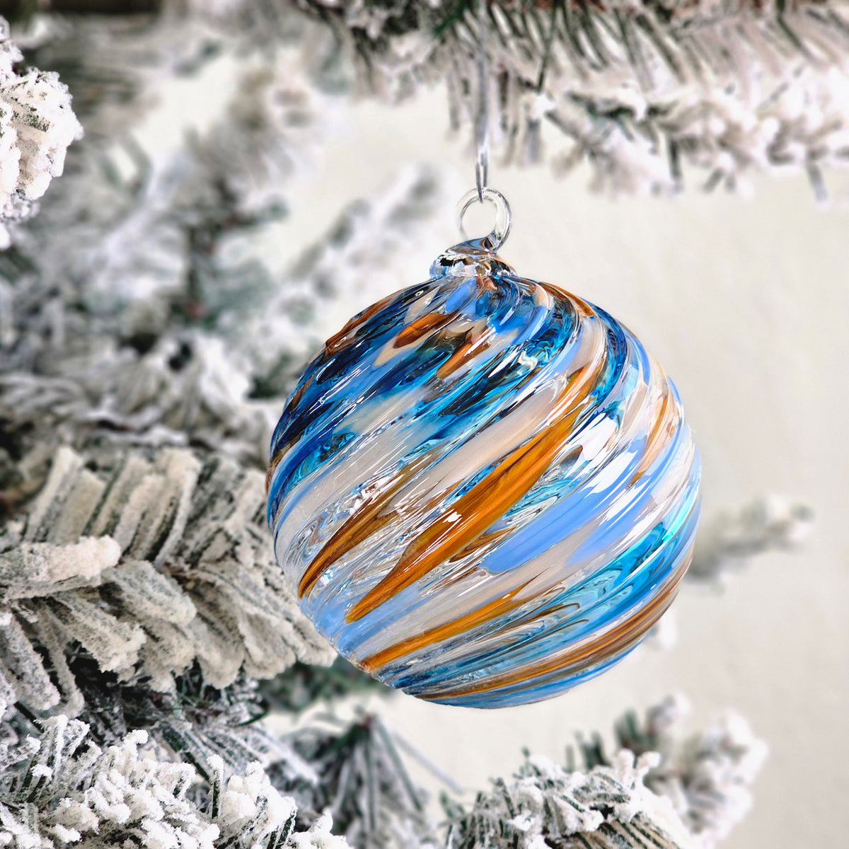 Folsom, CA Handblown Glass Ornament