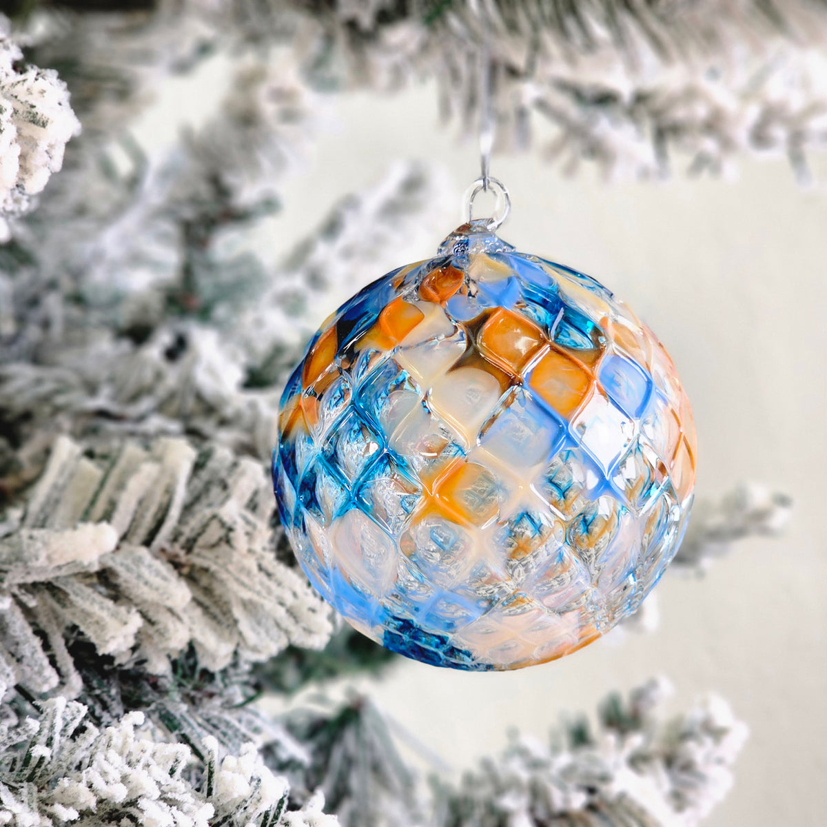 Folsom, CA Handblown Glass Ornament