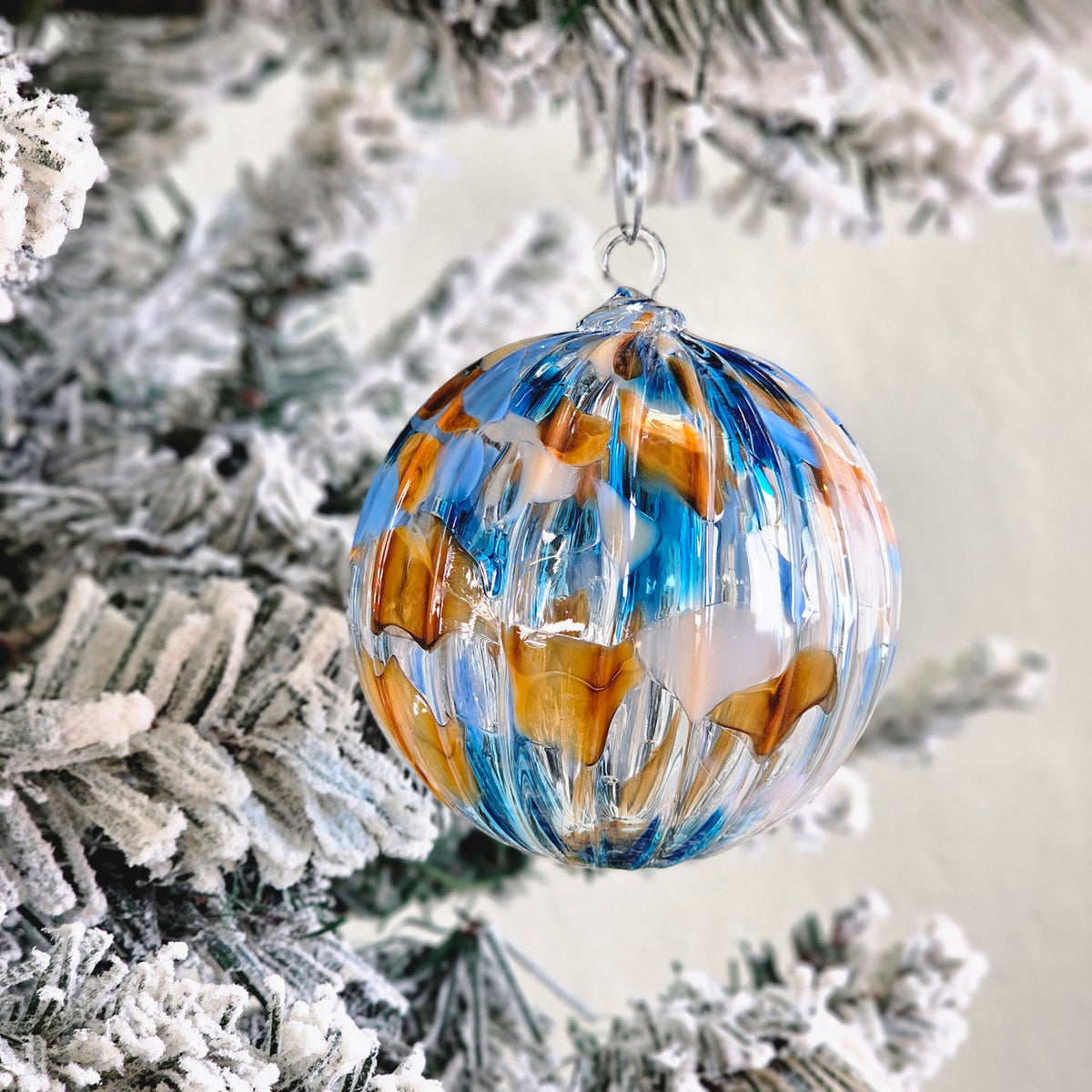 Folsom, CA Handblown Glass Ornament