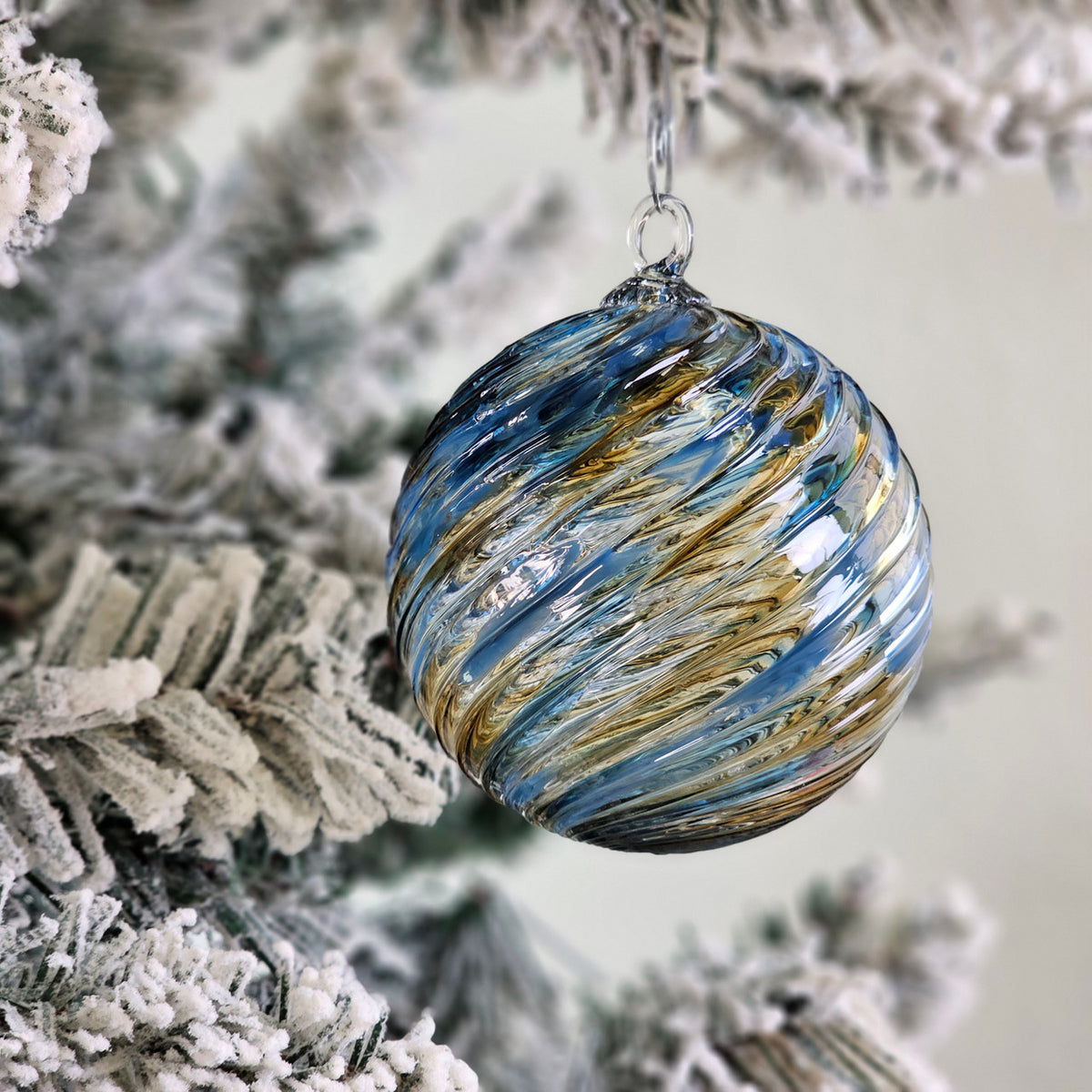 Mendocino, CA Handblown Glass Ornament