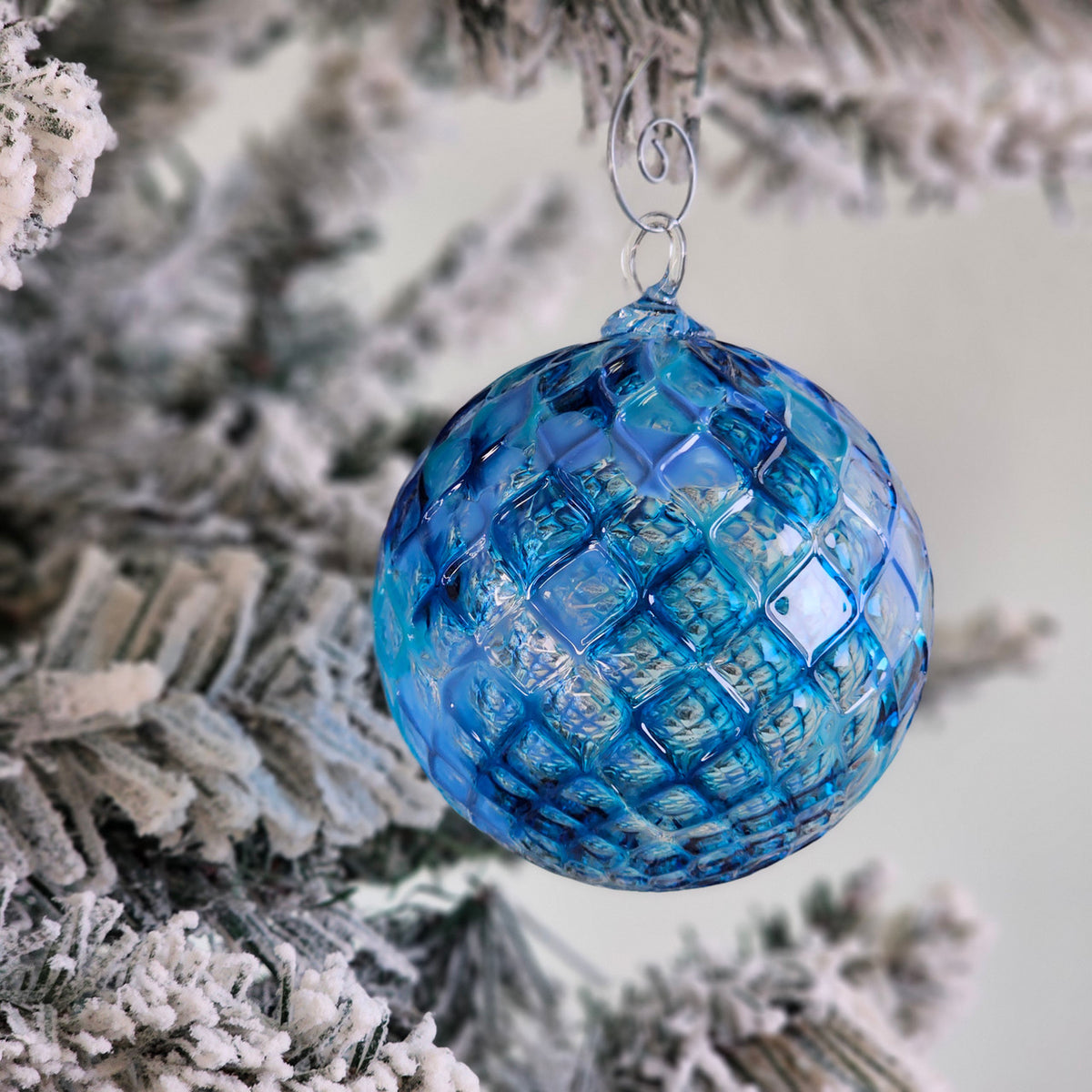 Lake Tahoe, CA Handblown Glass Ornament
