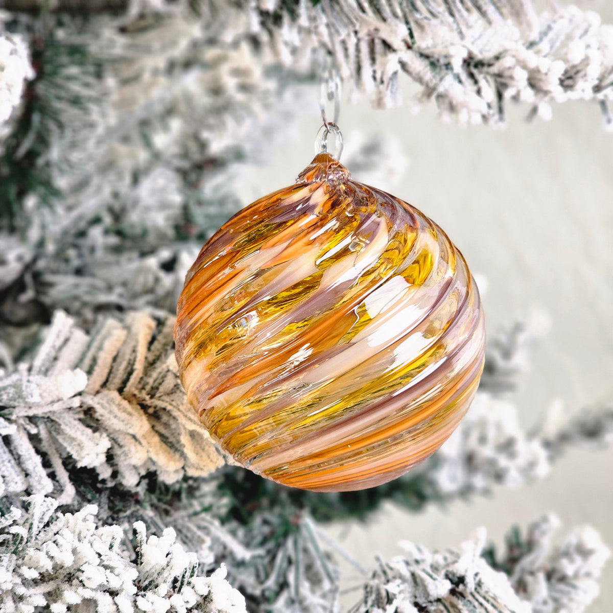 Orangevale, CA Handblown Glass Ornament