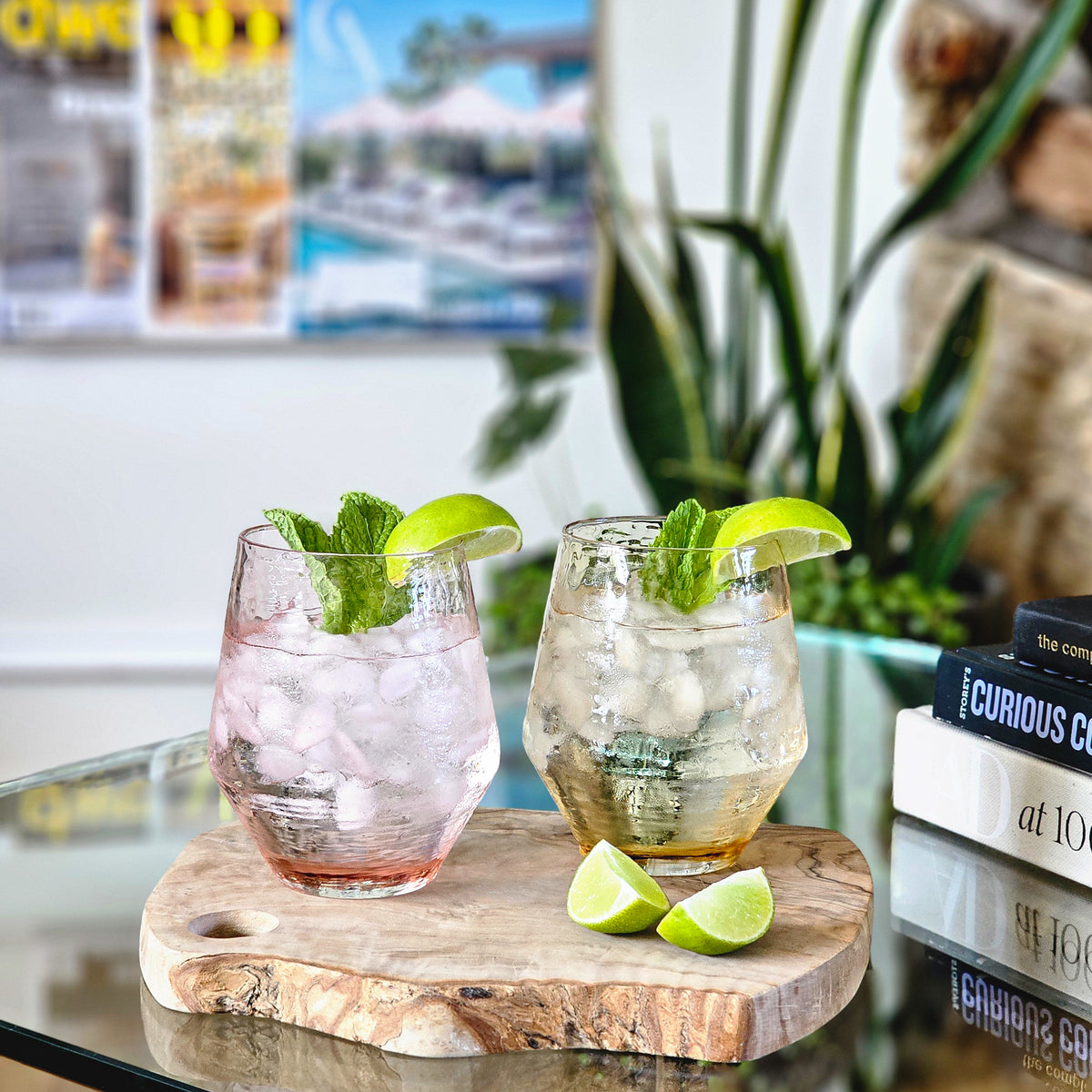 ROSE | Sparkling Stemless Glassware