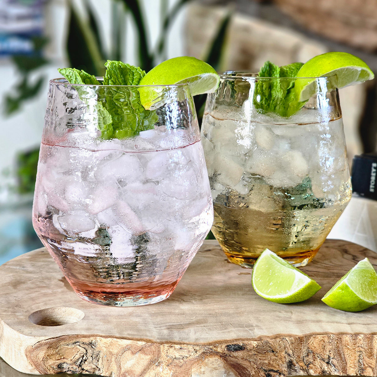 ROSE | Sparkling Stemless Glassware