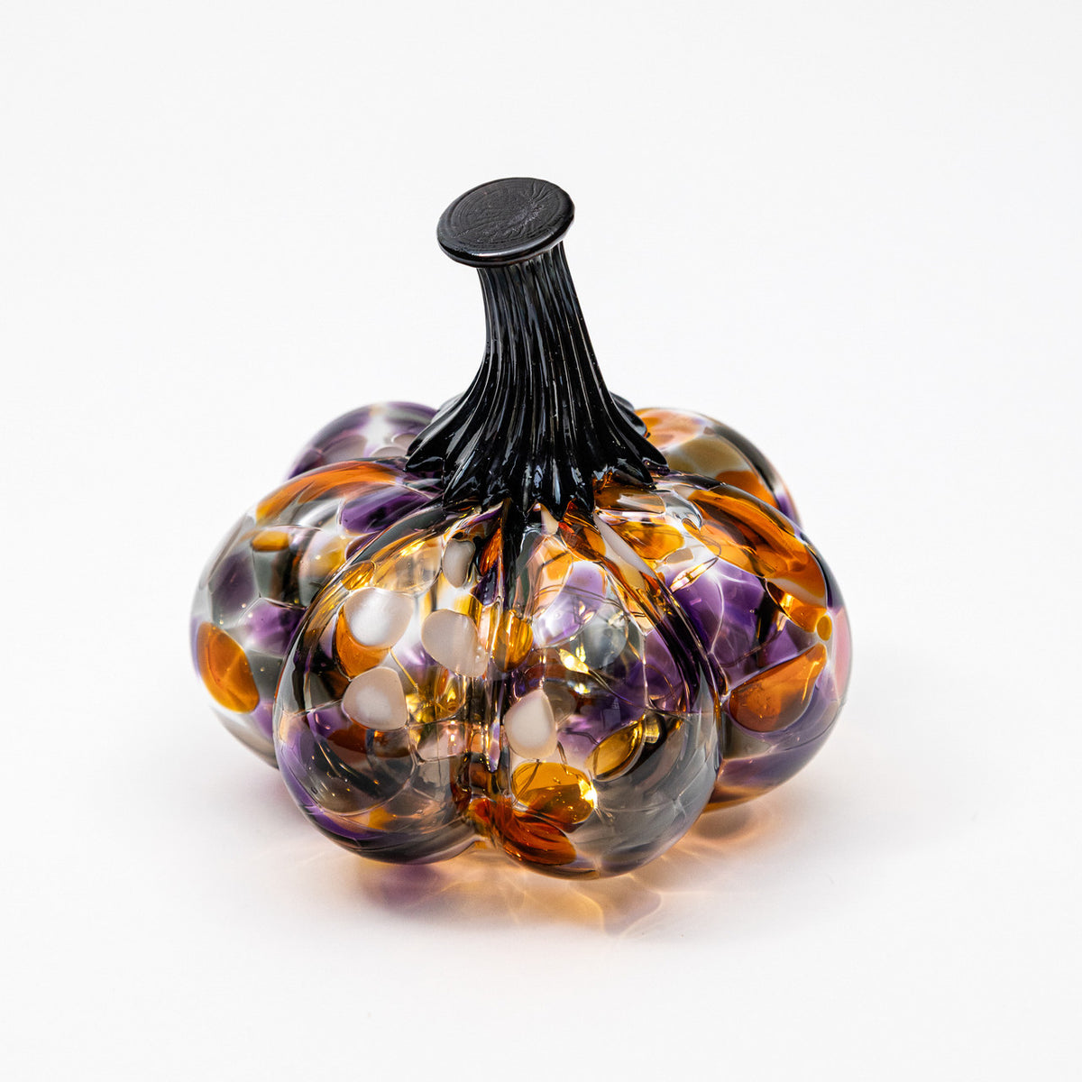 Spook | Mini Organic | Handblown Glass Pumpkin