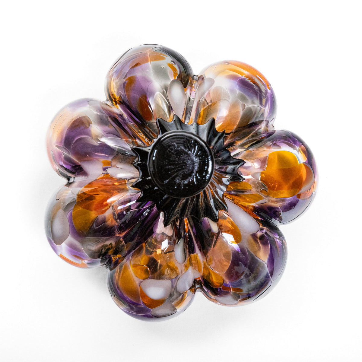 Spook | Mini Organic | Handblown Glass Pumpkin