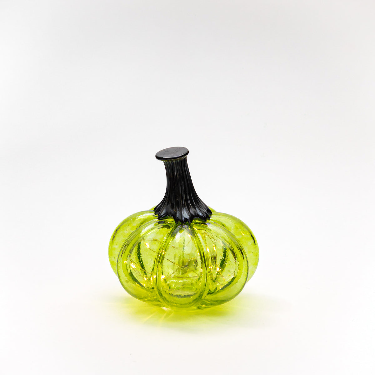 Chartreuse Elixir Glass Pumpkin w/Tealight