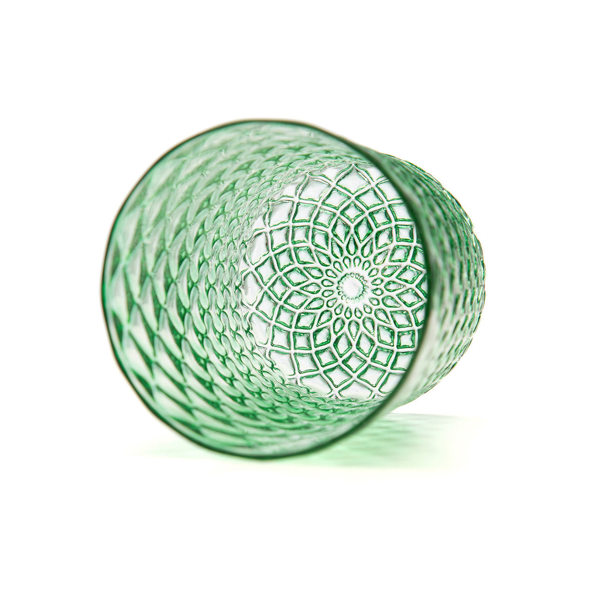 Spearmint Mandala Glass