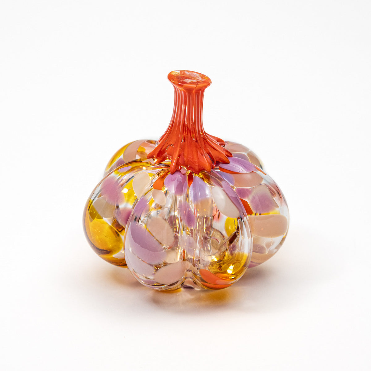 Garden Party | Mini Organic | Handblown Glass Pumpkin