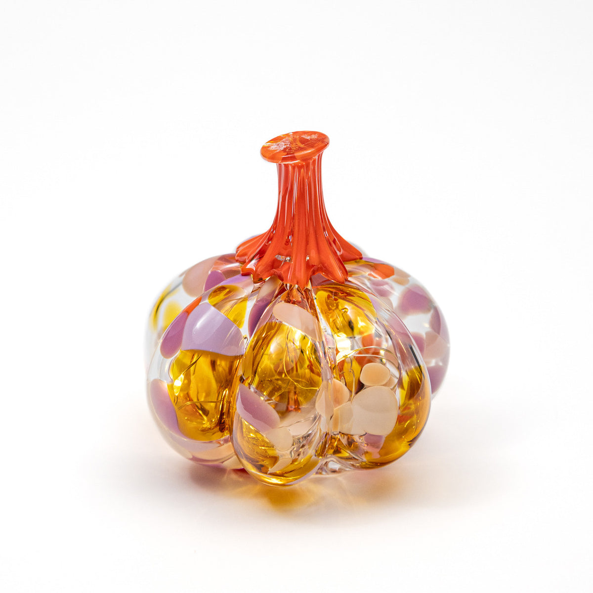 Garden Party | Mini Organic | Handblown Glass Pumpkin