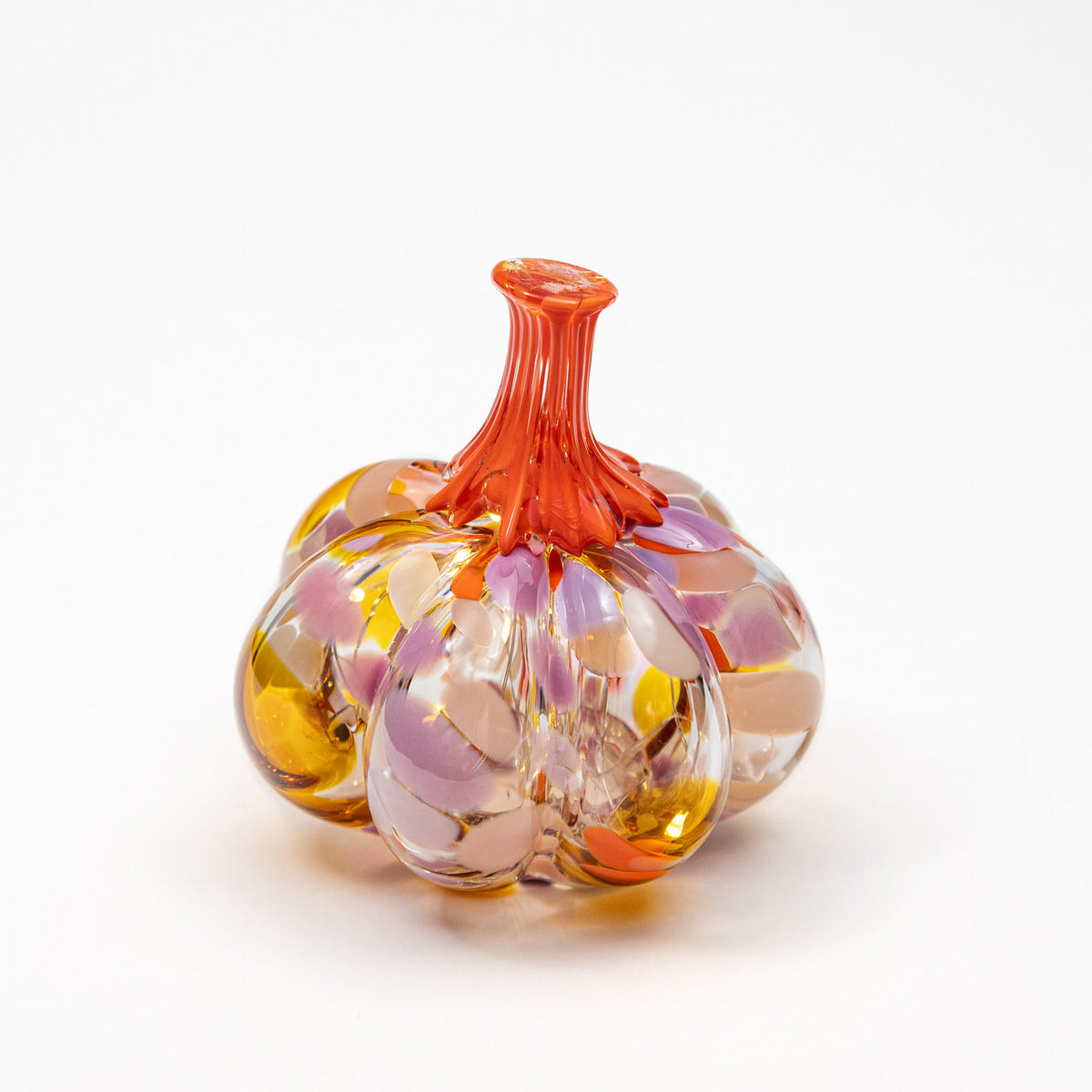 Garden Party | Mini Organic | Handblown Glass Pumpkin