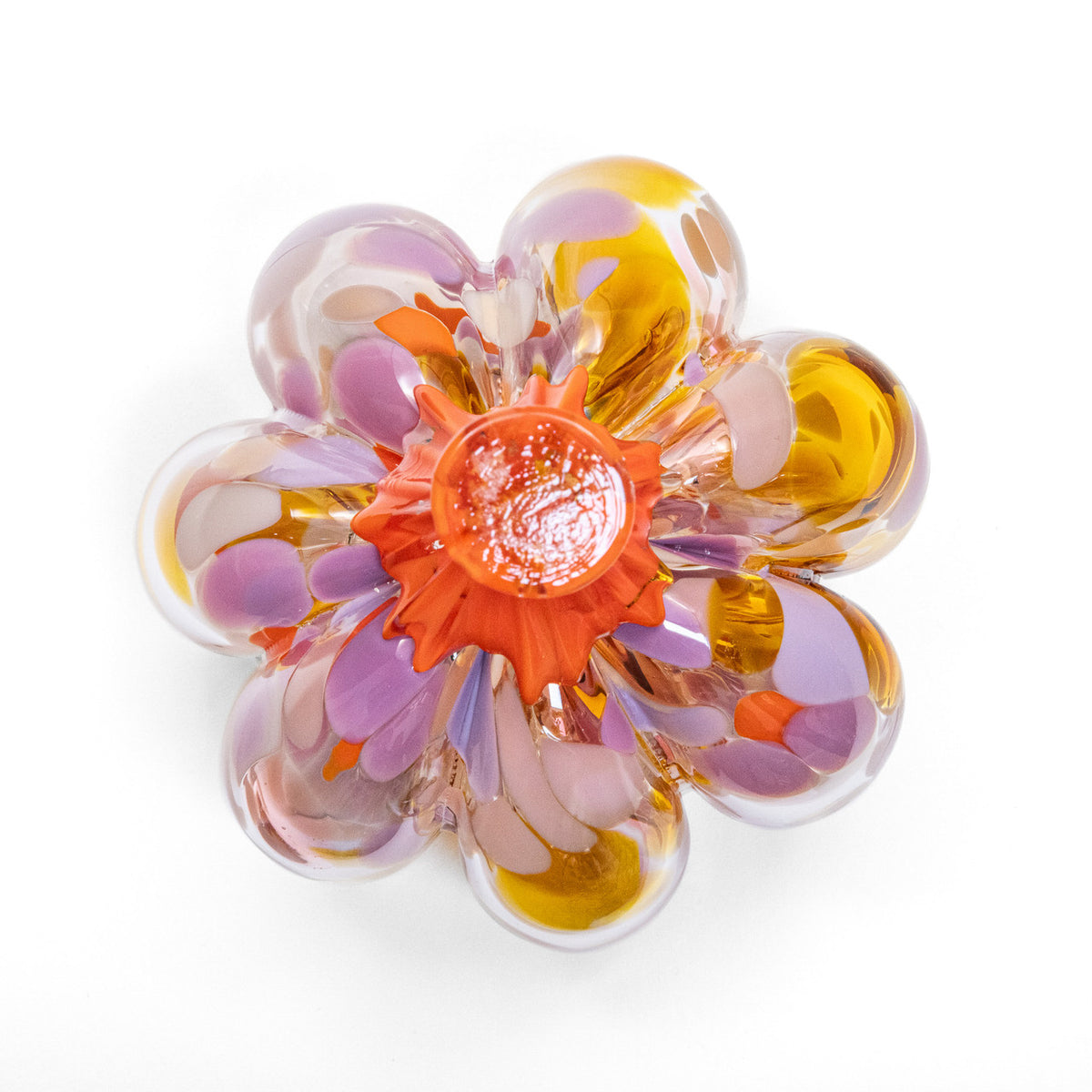 Garden Party | Mini Organic | Handblown Glass Pumpkin