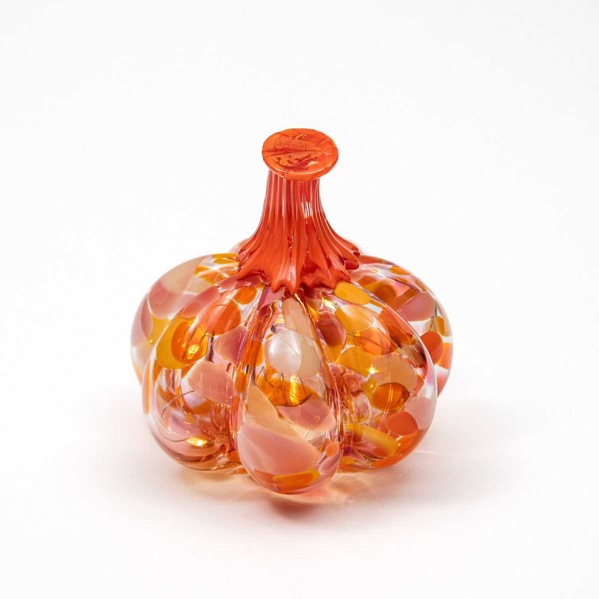 Poppies &amp; Peonies | Mini Organic | Handblown Glass Pumpkin