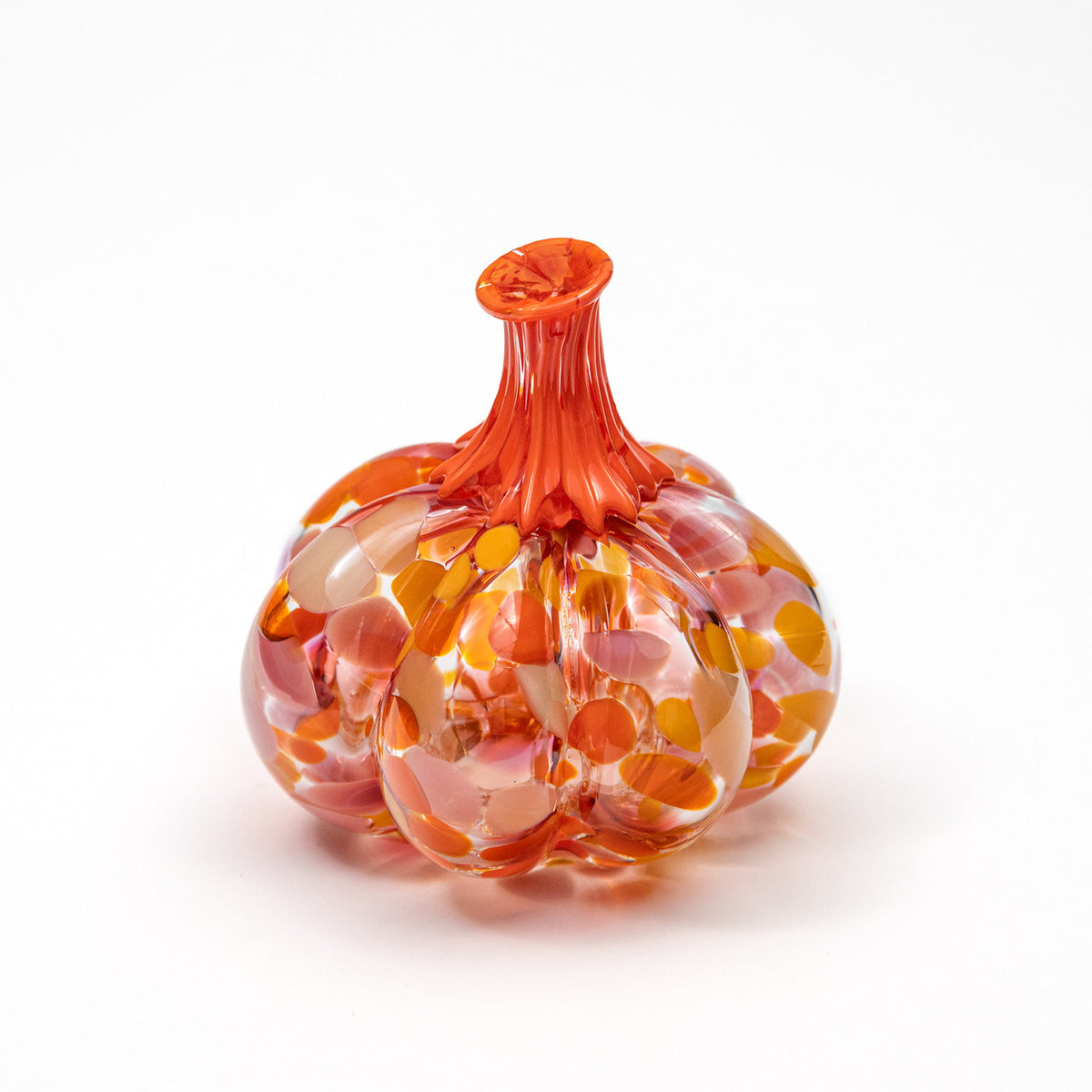 Poppies &amp; Peonies | Mini Organic | Handblown Glass Pumpkin