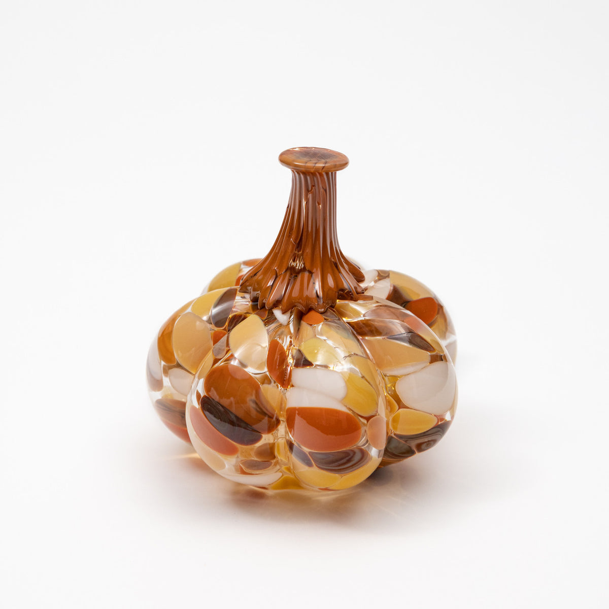 Rust &amp; Honey | Mini Organic | Handblown Glass Pumpkin
