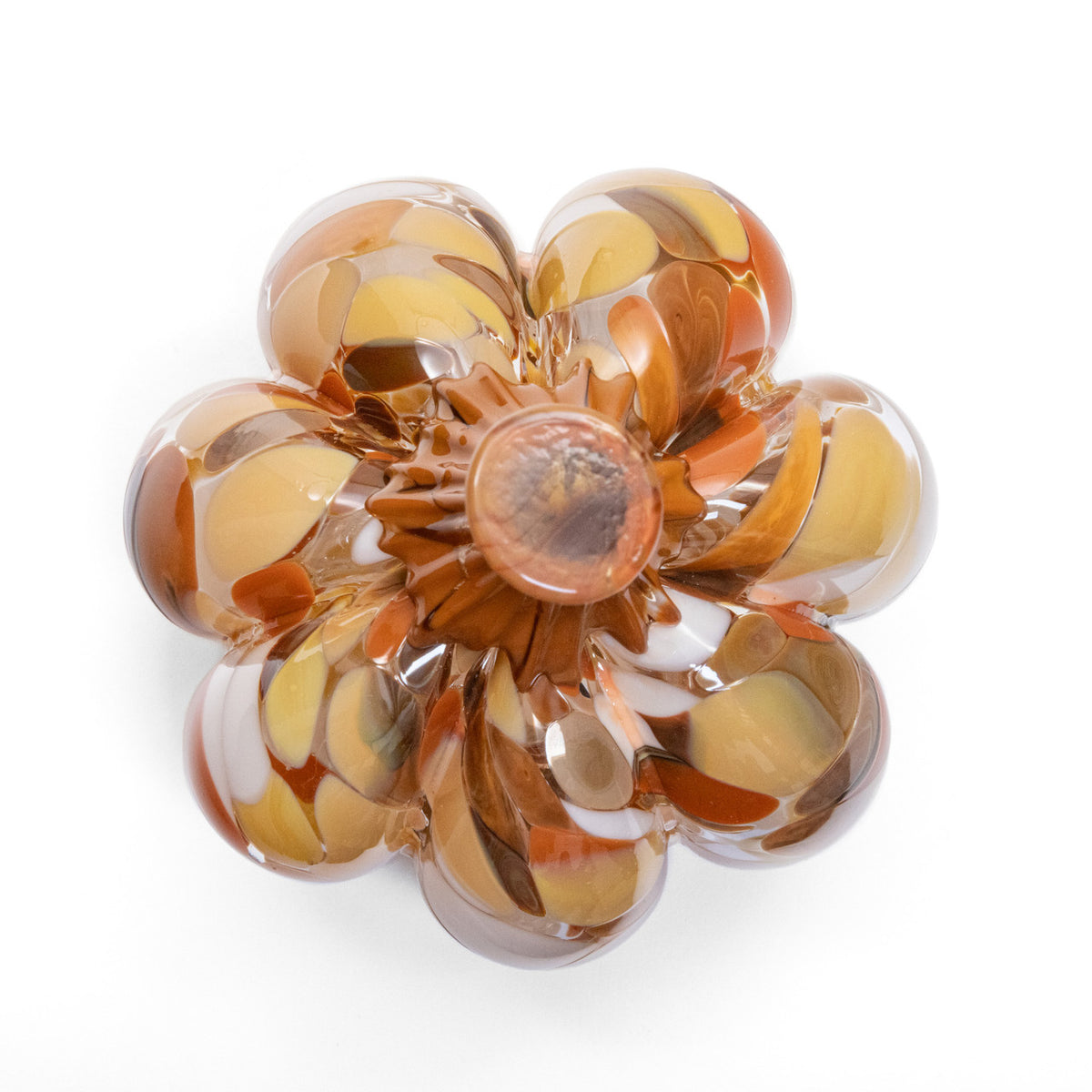 Rust &amp; Honey | Mini Organic | Handblown Glass Pumpkin