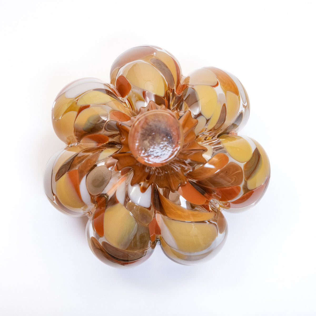 Rust &amp; Honey | Mini Organic | Handblown Glass Pumpkin
