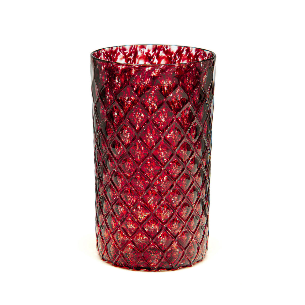 Black Cherry Mandala Glass