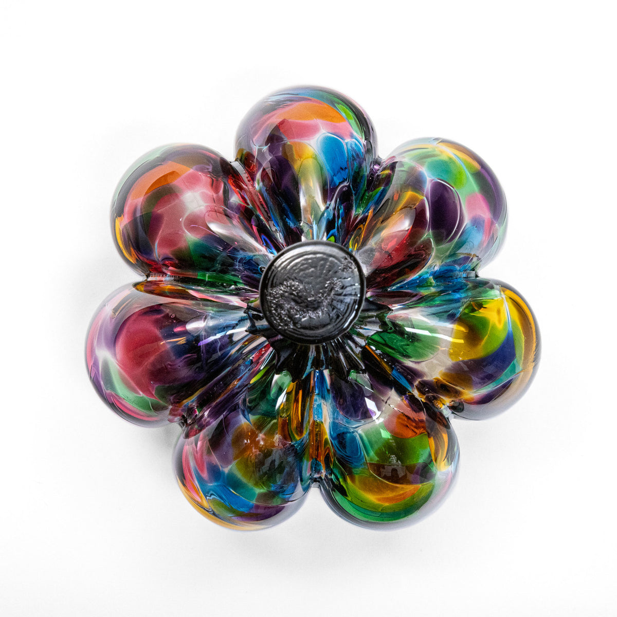 Starburst  | Mini Organic | Handblown Glass Pumpkin