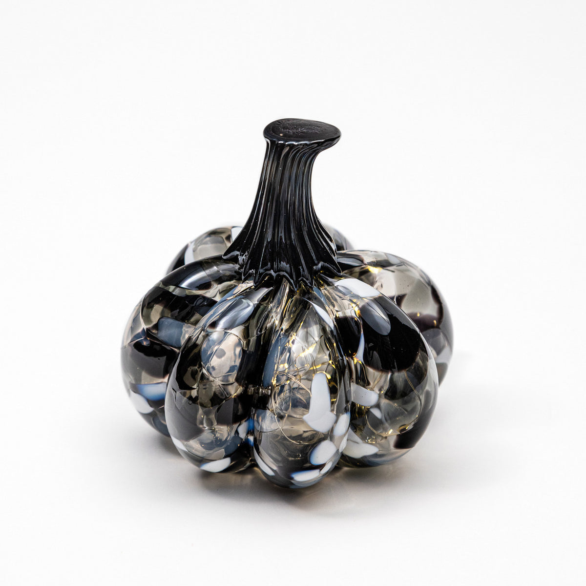 Onyx &amp; Opal | Mini Organic | Handblown Glass Pumpkin