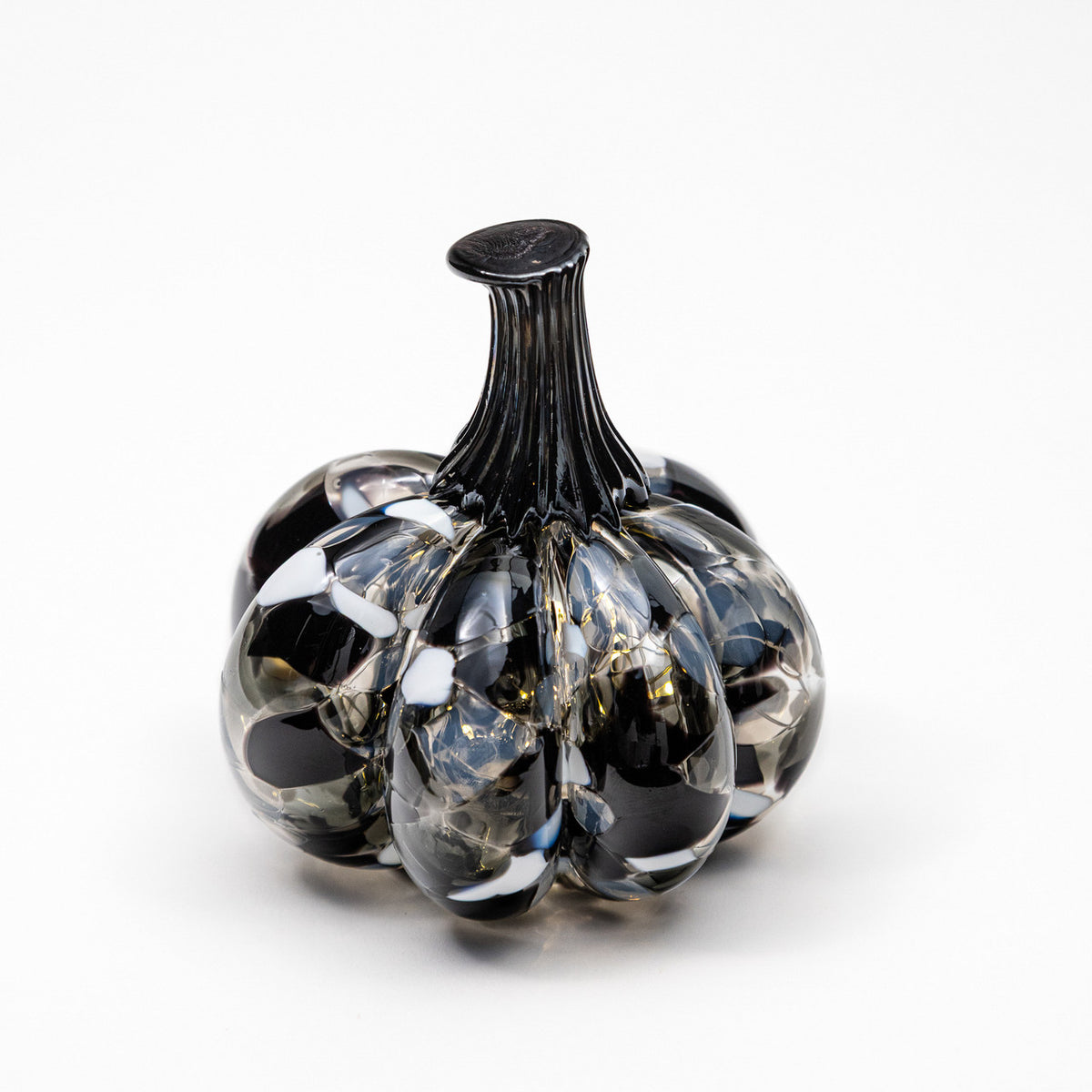 Onyx &amp; Opal | Mini Organic | Handblown Glass Pumpkin