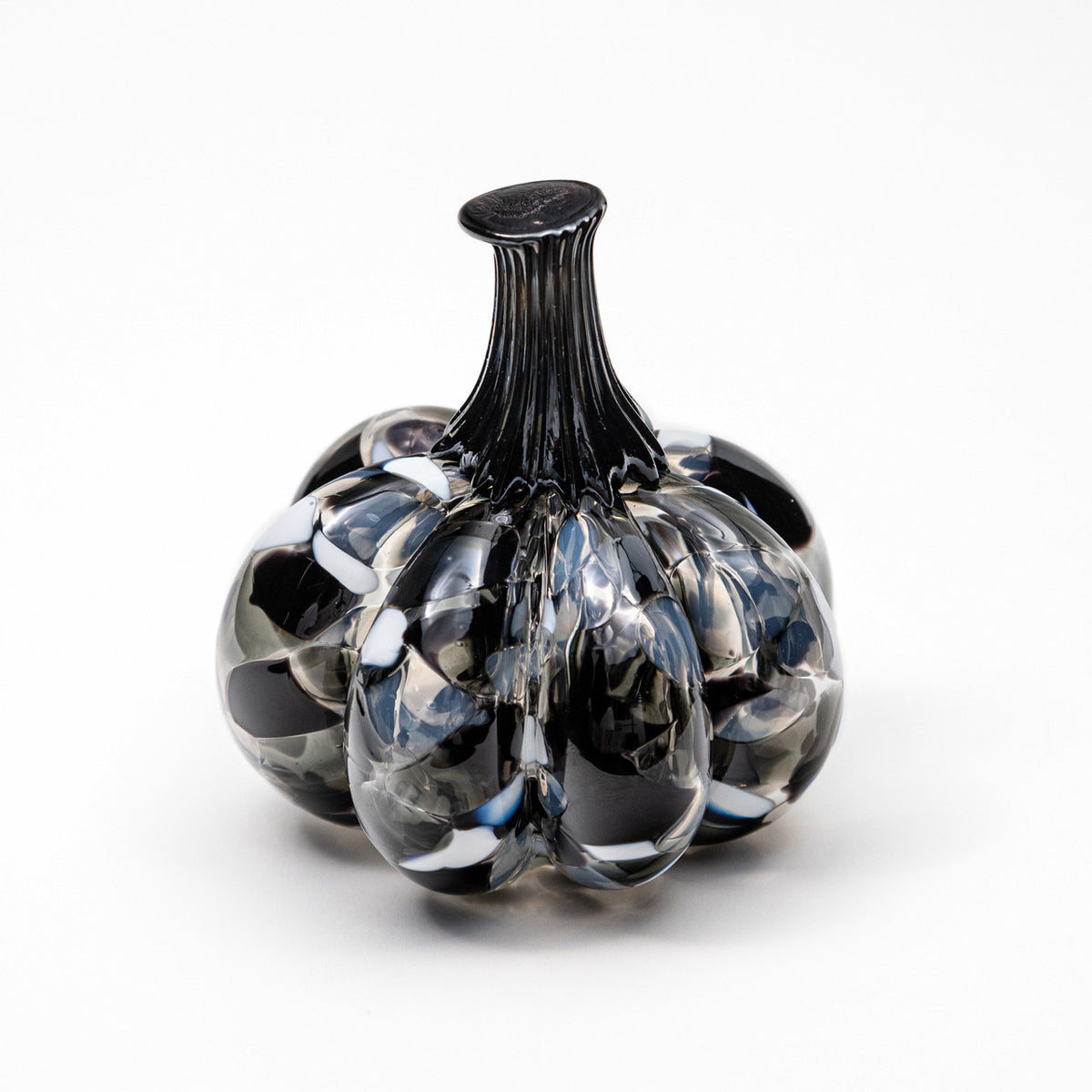 Onyx &amp; Opal | Mini Organic | Handblown Glass Pumpkin
