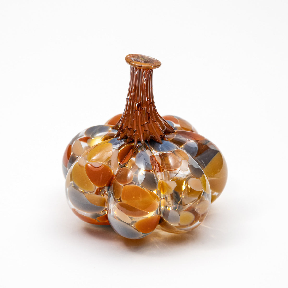 Cider &amp; Smoke | Mini Organic | Handblown Glass Pumpkin