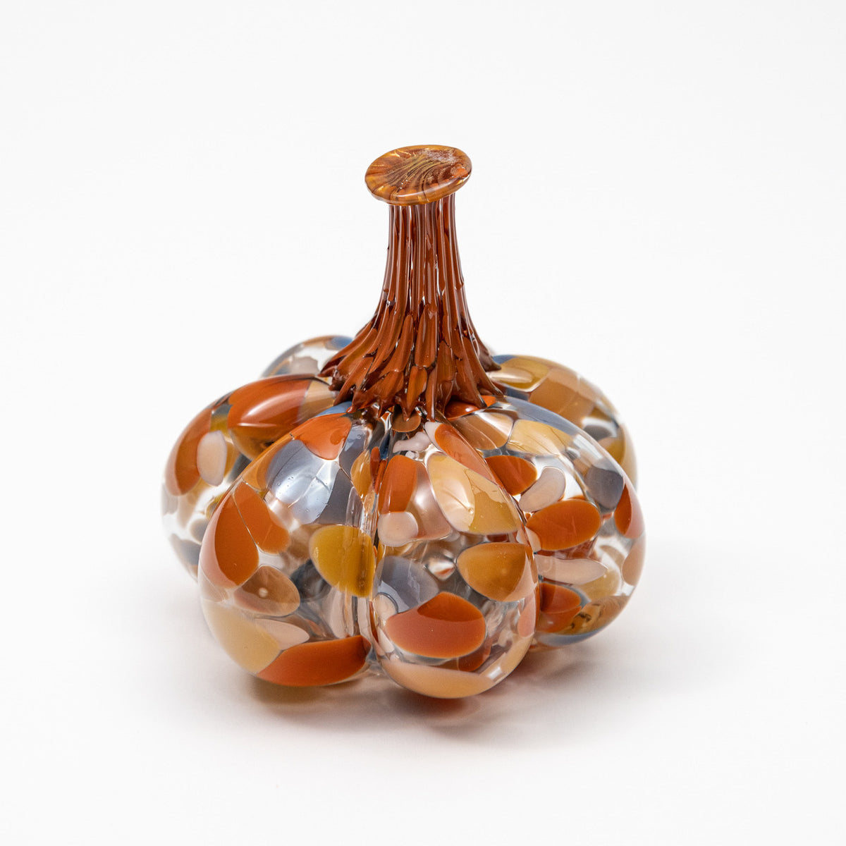 Cider &amp; Smoke | Mini Organic | Handblown Glass Pumpkin