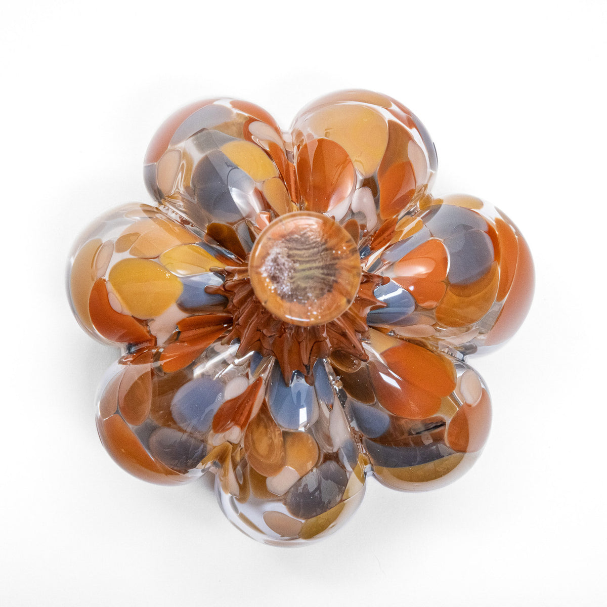Cider &amp; Smoke | Mini Organic | Handblown Glass Pumpkin