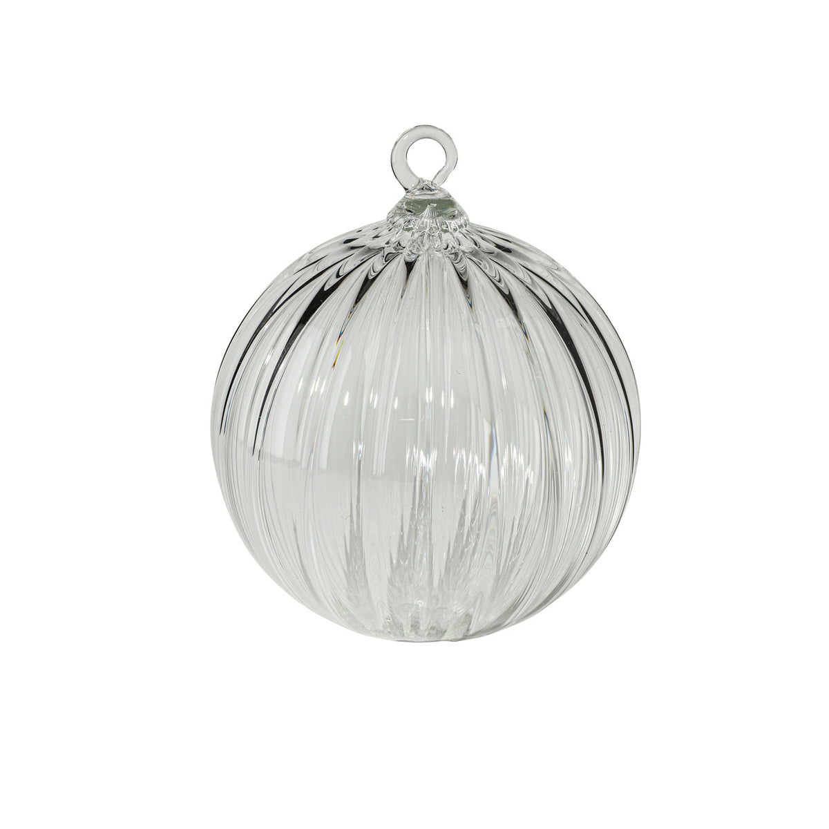 April Birthstone Handblown Glass Ornament