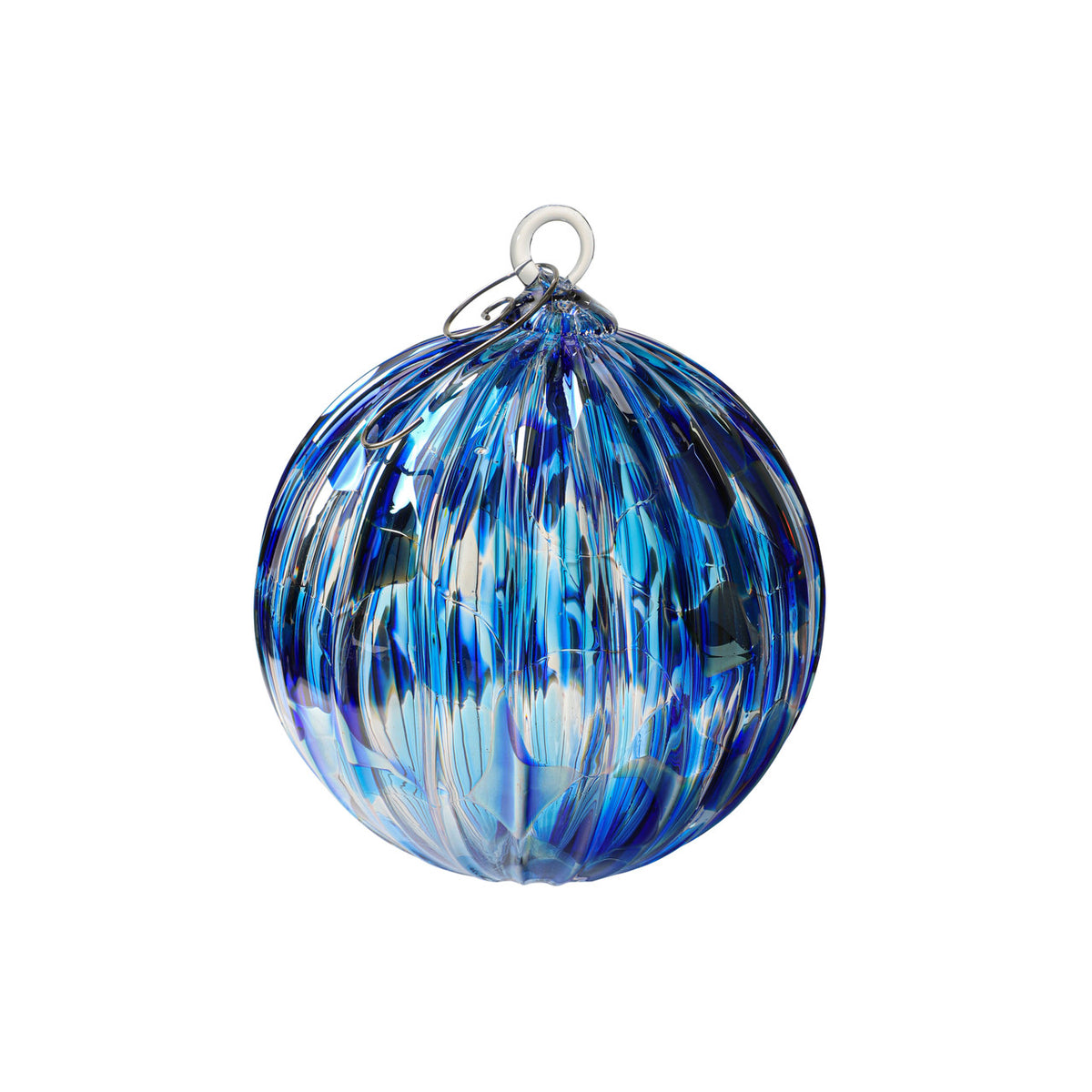 Arctic Chill Handblown Glass Ornament