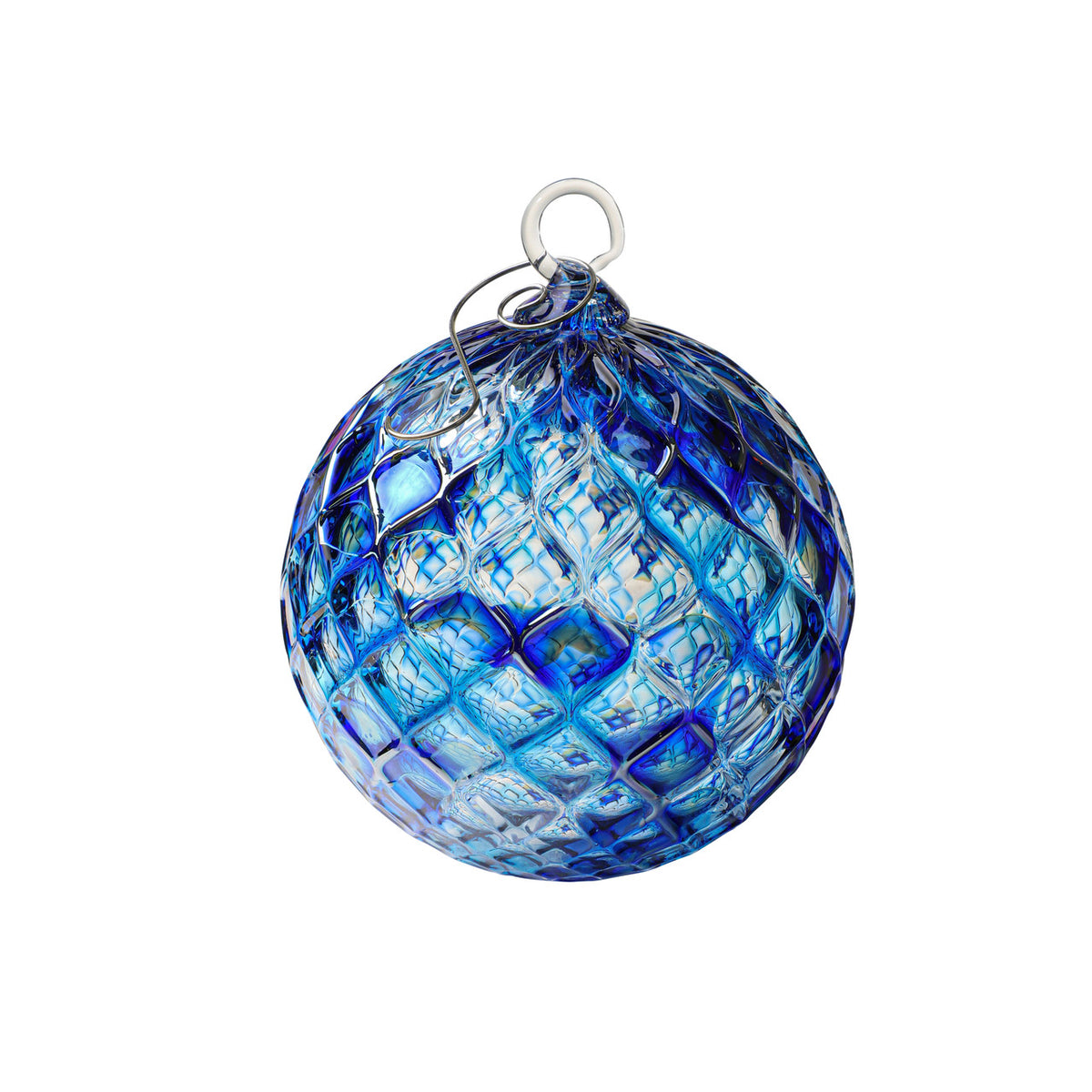 Arctic Chill Handblown Glass Ornament