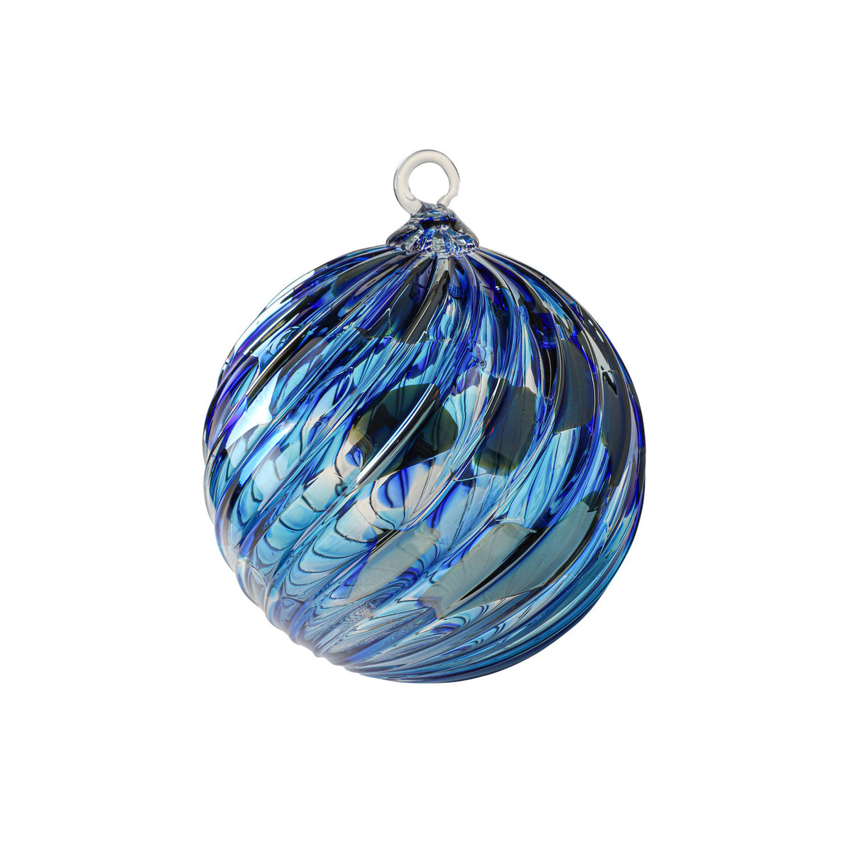 Arctic Chill Handblown Glass Ornament