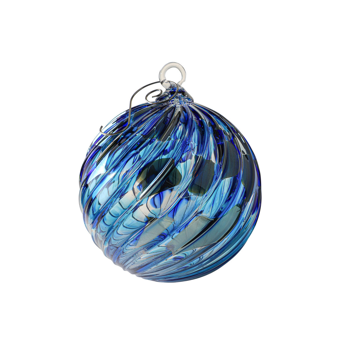 Arctic Chill Handblown Glass Ornament
