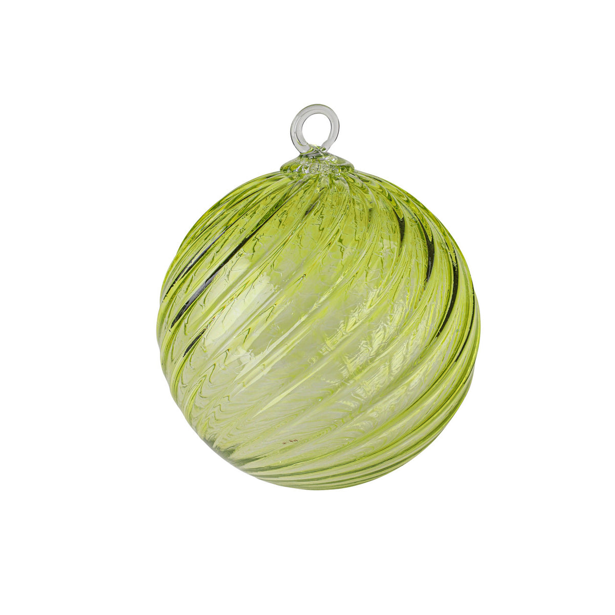 August Birthstone Handblown Glass Ornament