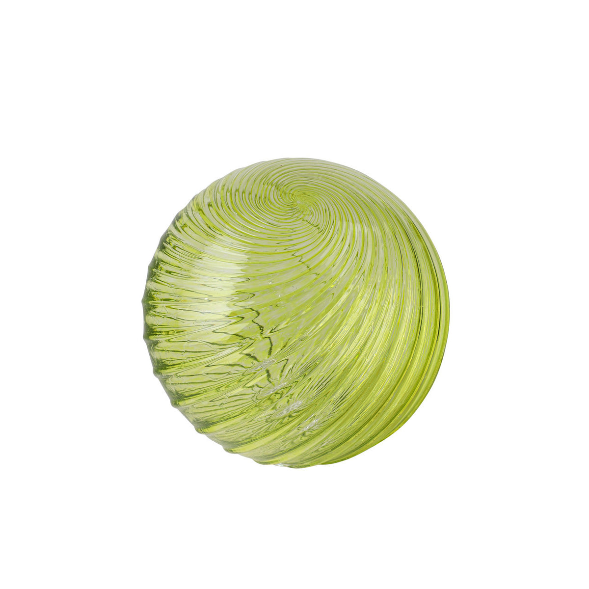 Lime Handblown Glass Ornament