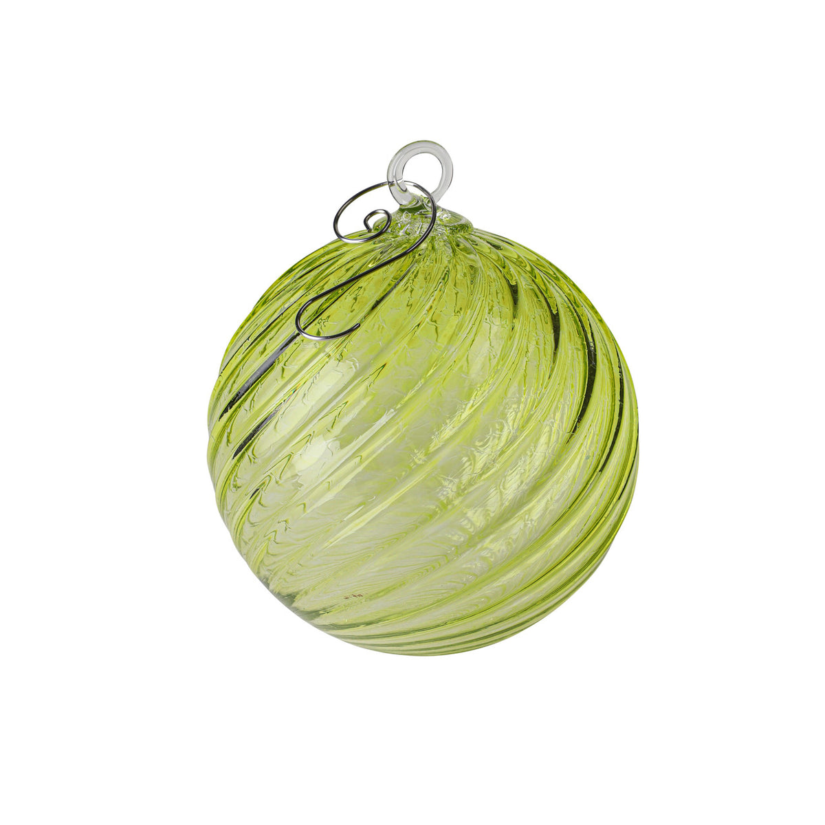 August Birthstone Handblown Glass Ornament