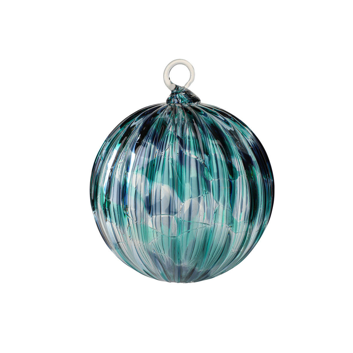 Blue Spruce Handblown Glass Ornament