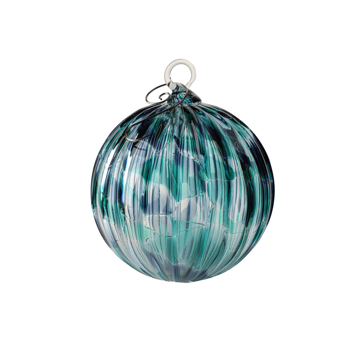 Blue Spruce Handblown Glass Ornament