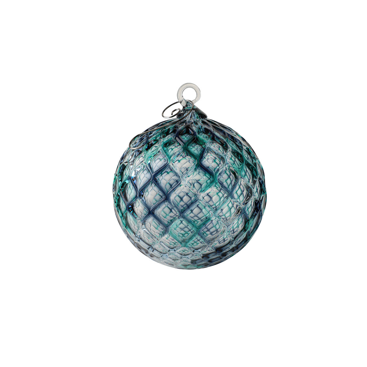 Mount Shasta Mixed Set of Six Handblown Glass Ornaments