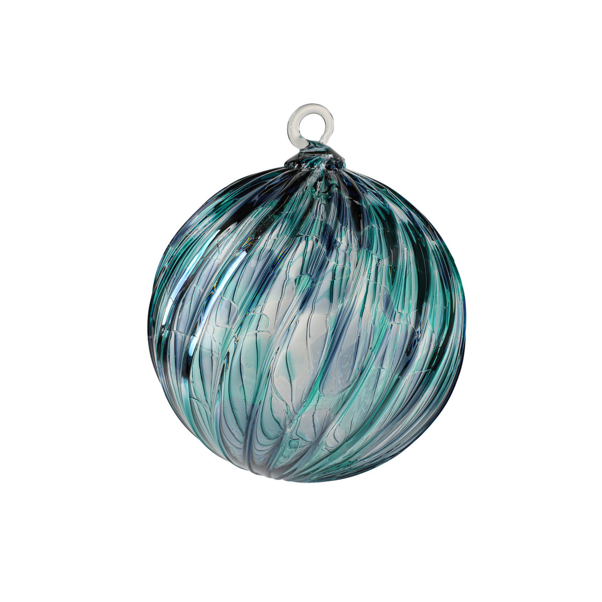 Blue Spruce Handblown Glass Ornament