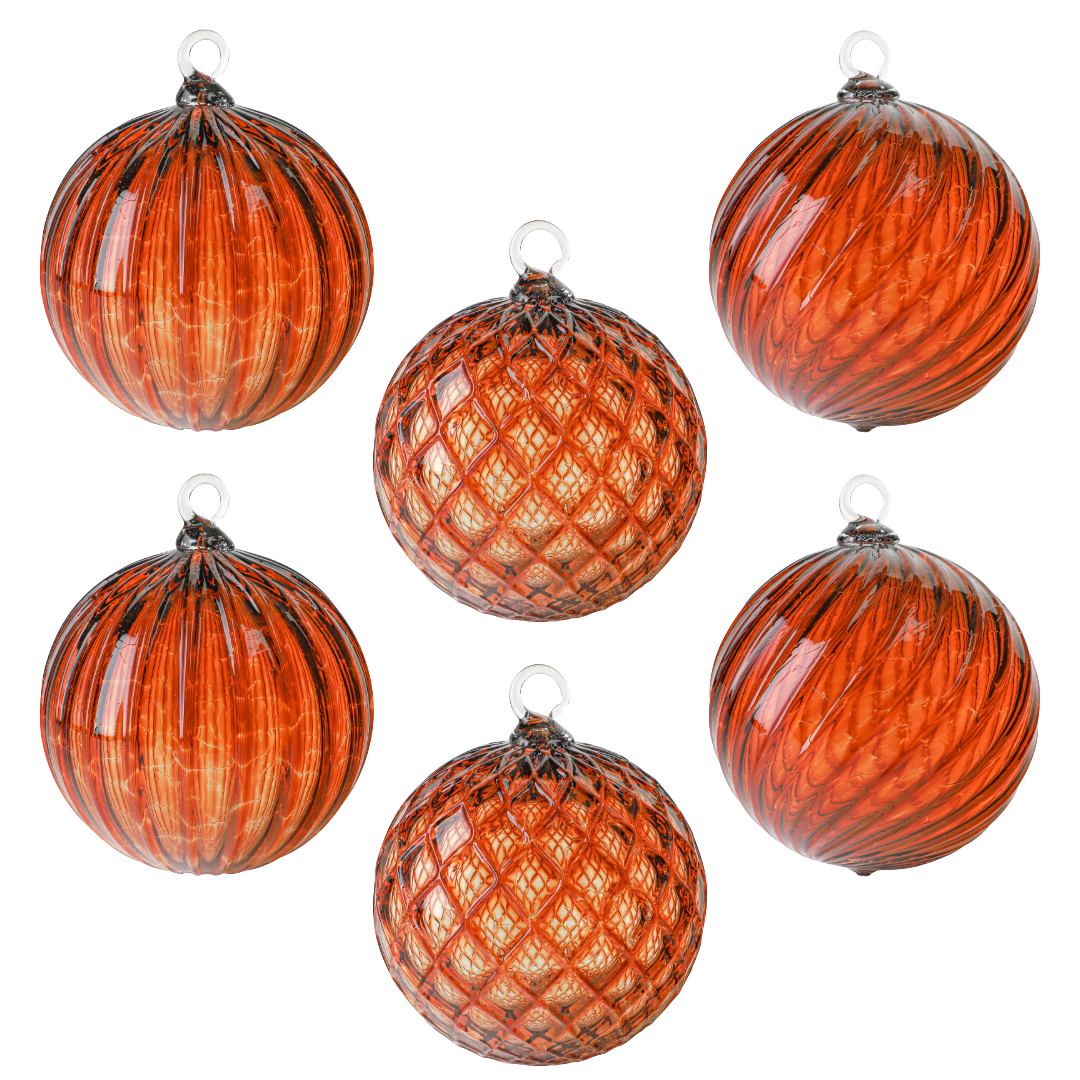 Candy Apple Red Handblown Glass Ornament
