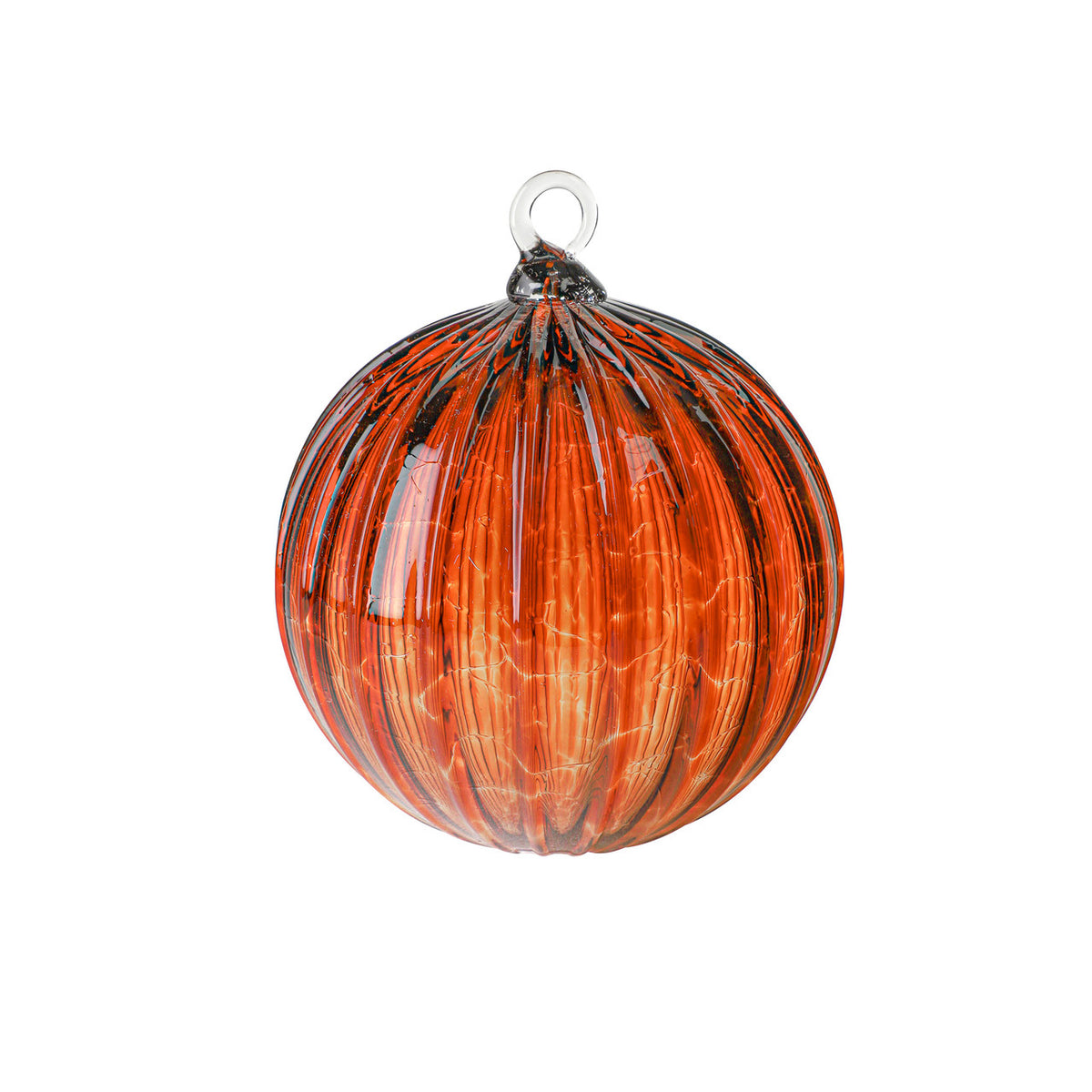 Candy Apple Red Handblown Glass Ornament