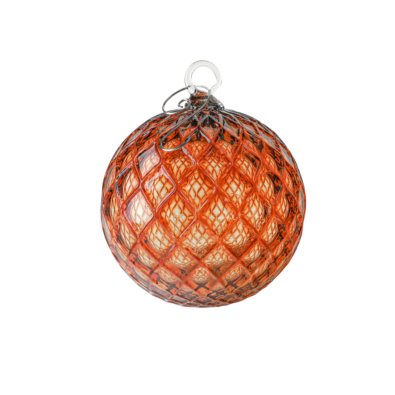 Grapefruit Set of 6 Mixed Handblown Glass Ornaments