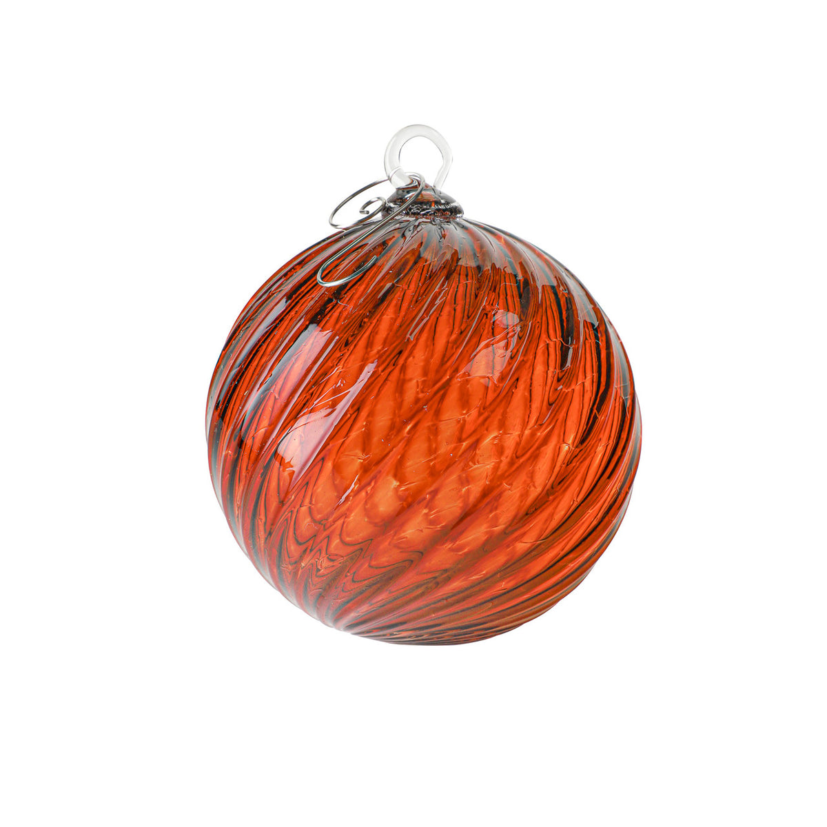 Candy Apple Red Handblown Glass Ornament